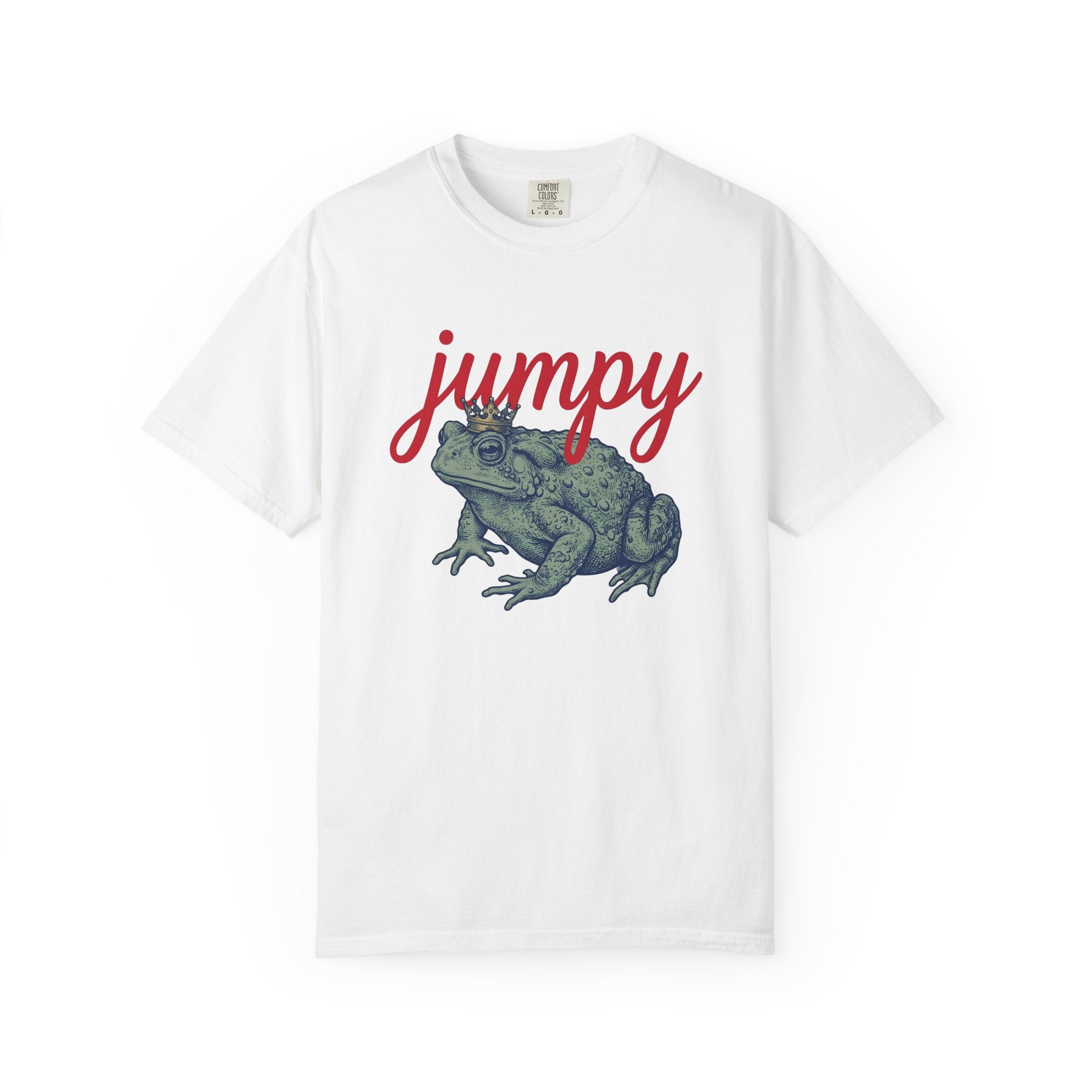 Frog Crown Shirt Frog Animal Gift Women Vintage Tee Toad T-Shirt Amphibian Fan Retro Tshirt Wildlife Graphic Hand Drawn Crown Tshirt