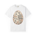 Flower Egg Birds Shirt Easter Wildlife Gift Women Retro Tee Floral T-Shirt Easter Fan Vintage Tshirt Wildlife Graphic Sketch Cage Tshirt
