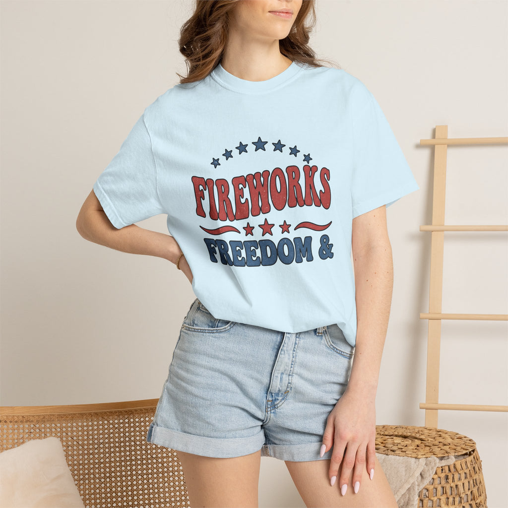 Patriotic Star Shapes Shirt America Festival Gift Women Grunge Tee Star Spangled T-Shirt American Fan Distressed Tshirt Carnival Graphic Old