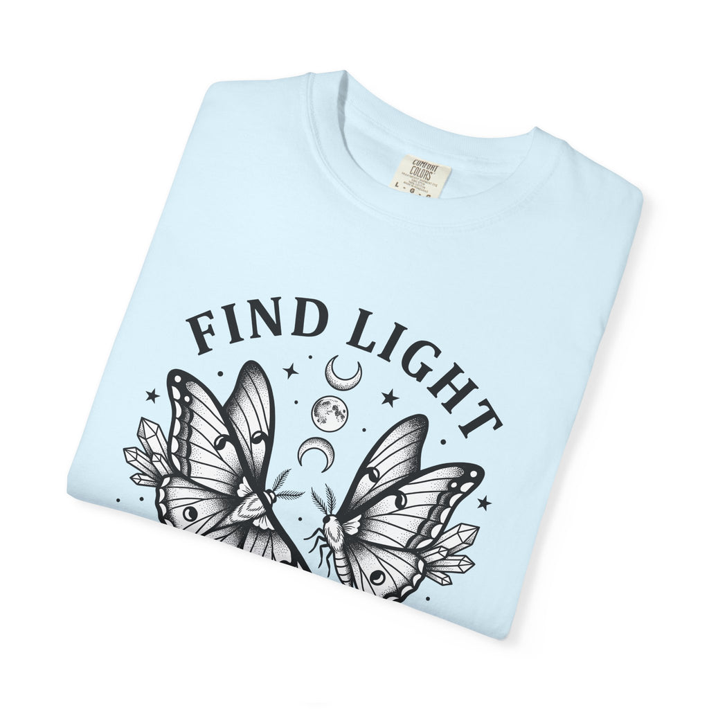 Luna Moths Shirt Animals Celestial Gift Women Boho Tee Moth T-Shirt Wildlife Fan Insect Graphic Mystical Crystals Tshirt