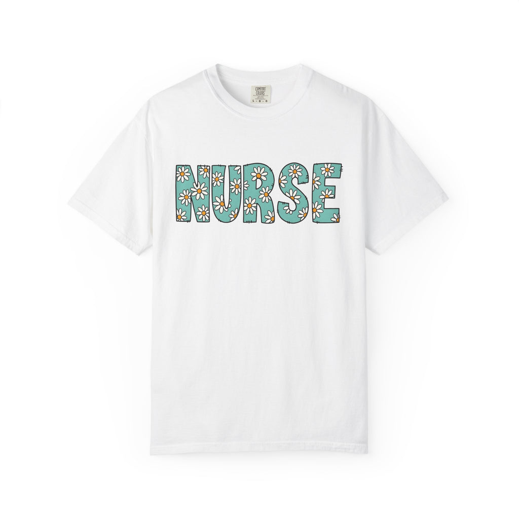 Daisy Quote Shirt Nurse Bouquet Gift Women Adorable Tee Flower T-Shirt Nursing Enthusiast Floral Tshirt Floral Graphic Sketch Bloom Tshirt