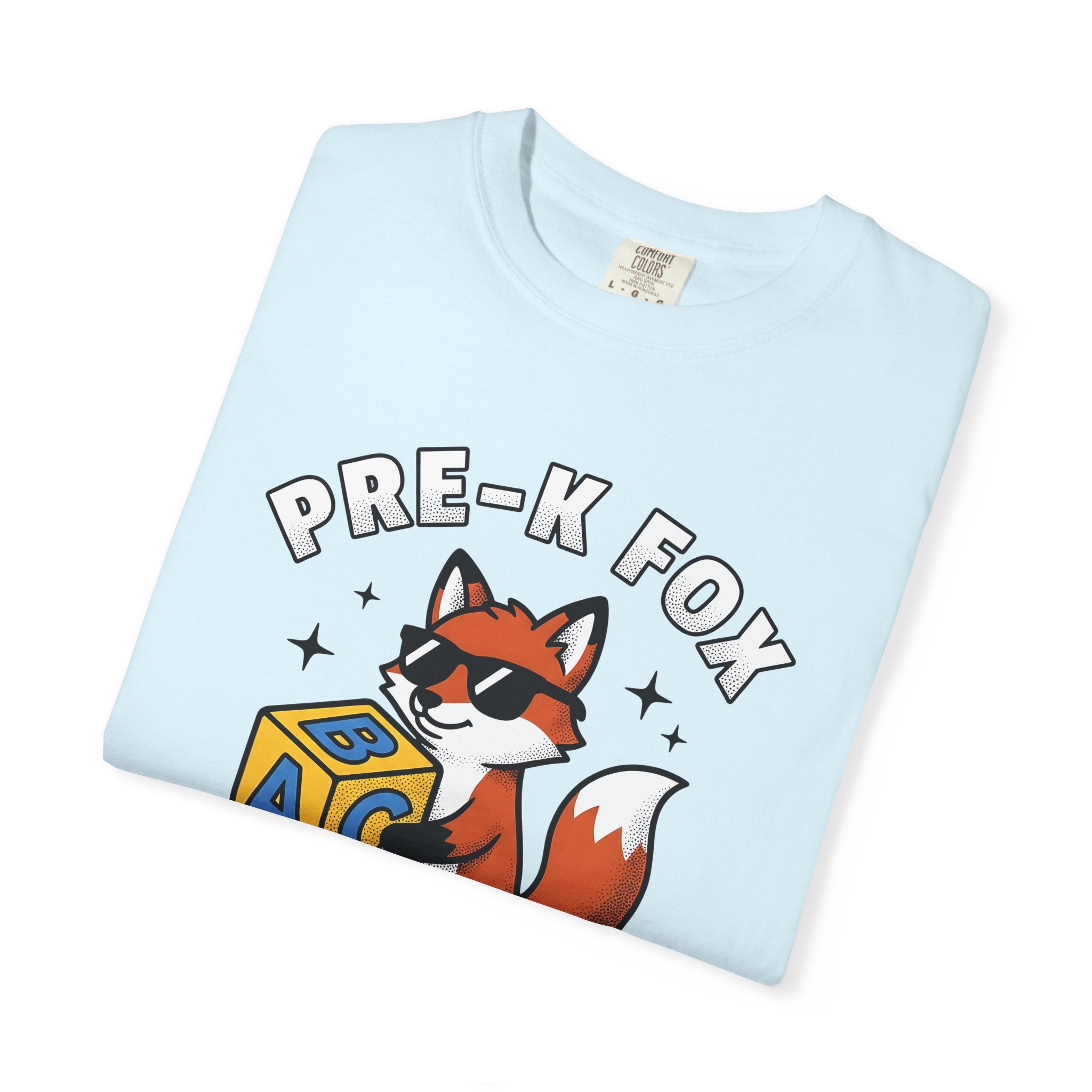 Fox Sunglasses Shirt Teacher Preschool Gift Women Cartoon Tee Shades T-Shirt Educator Enthusiast Comic Tshirt Kindergarten Graphic Retro Abc