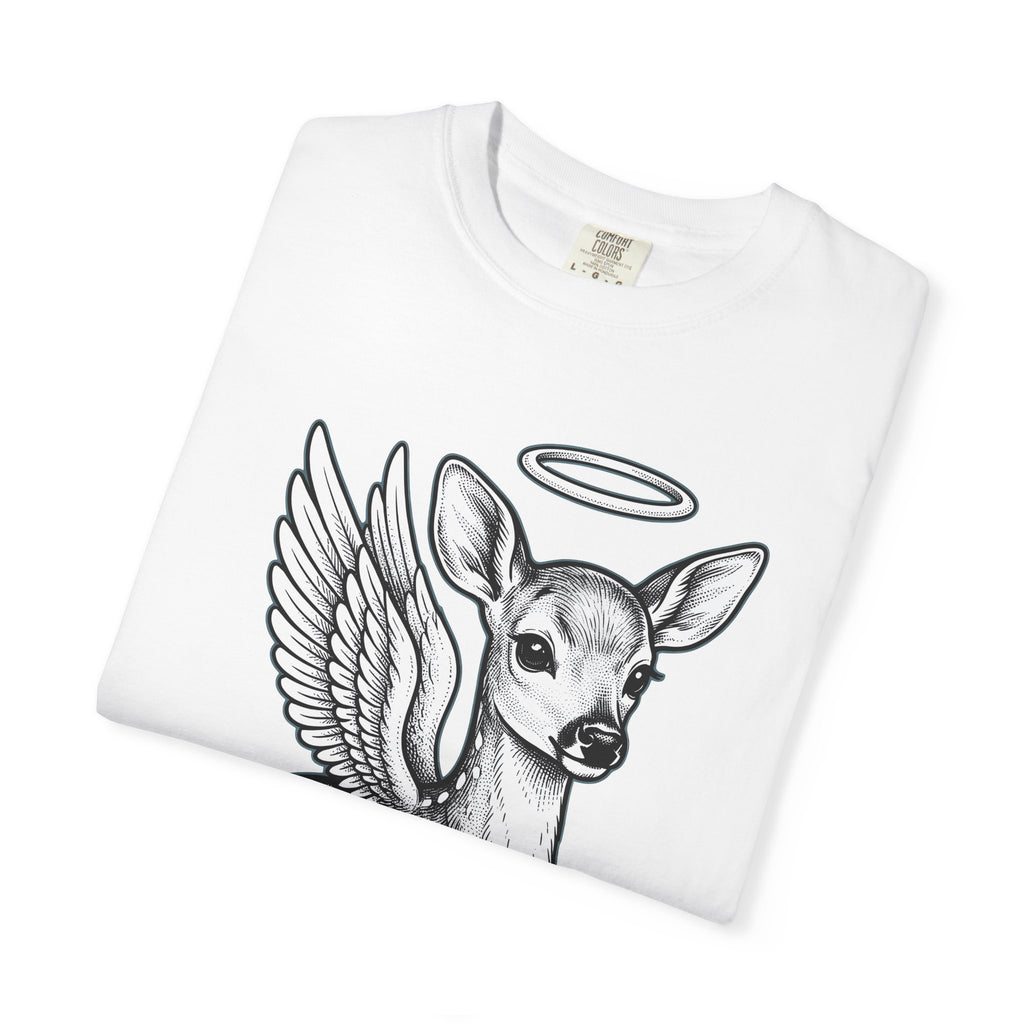 Mythical Doe Shirt Cute Wildlife Gift Women Cartoon Tee Fawn T-Shirt Adorable Fan Cartoonish Tshirt Wildlife Graphic Classic Plumage Tshirt