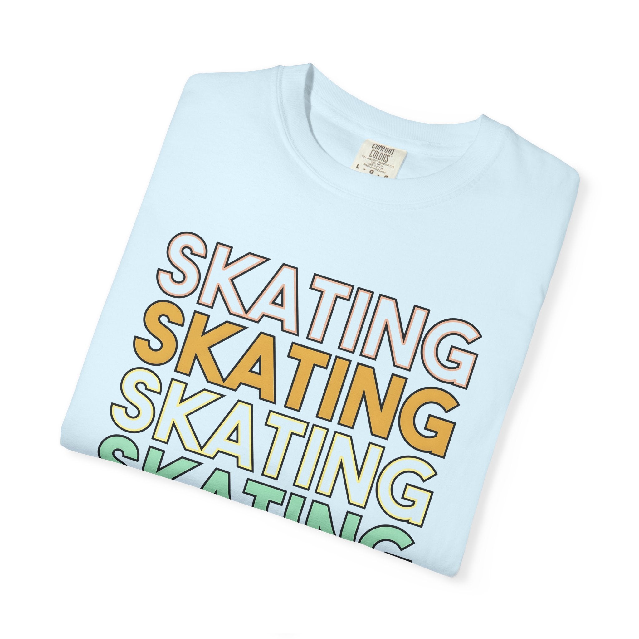 Inline Skating Text Shirt Skating Training Gift Women Vivid Tee Rollerblading T-Shirt Skater Enthusiast Vibrant Tshirt Conditioning Graphic