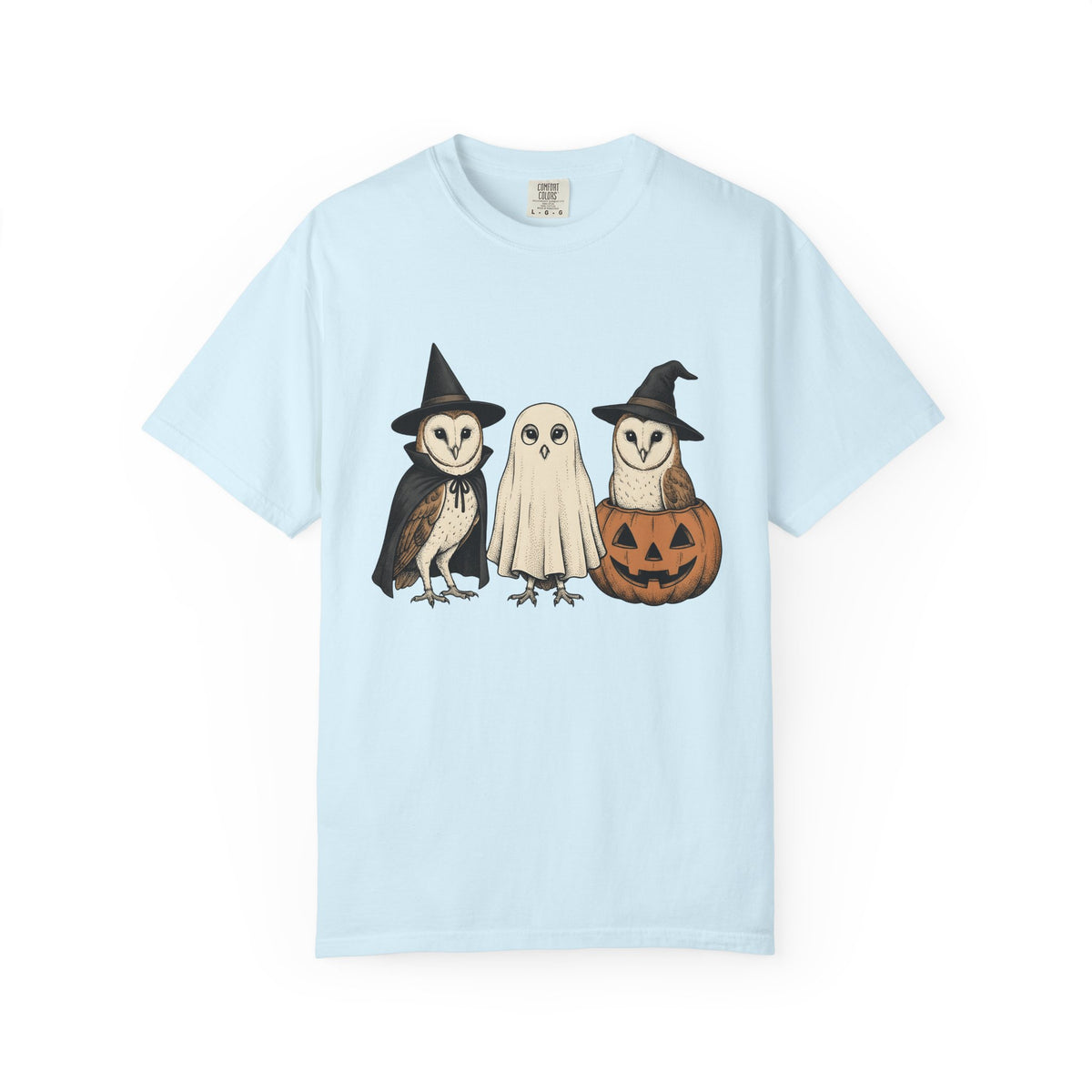 Owl Outfit Shirt Halloween Wildlife Unisex Gift Retro Tee Hoot T-Shirt Halloween