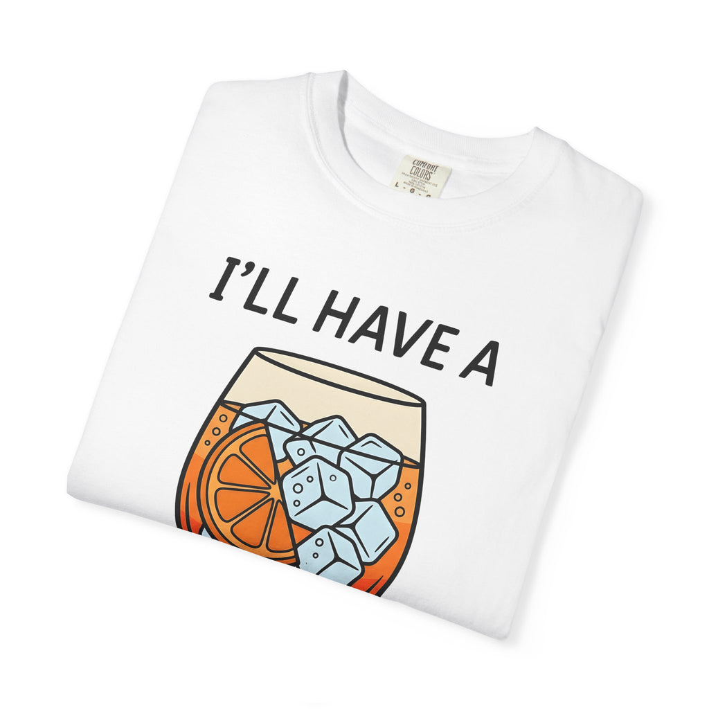 Cocktail Cup Shirt Drinks Event Gift Women Animated Tee Cocktail Glass T-Shirt Cocktail Fan Cartoon Tshirt Party Graphic Clean Orange Wedge