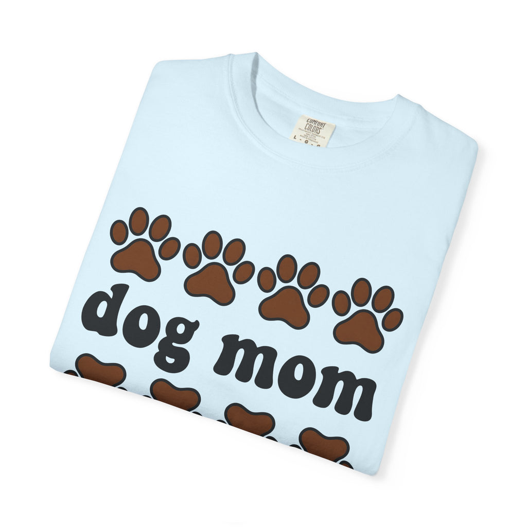 Paw Mark Shirt Dog Mom Dog Mom Wildlife Gift Women Graphic Tee Footprint T-Shirt Dog Lady Fan Illustrated Tshirt Nature Graphic Simple Pet