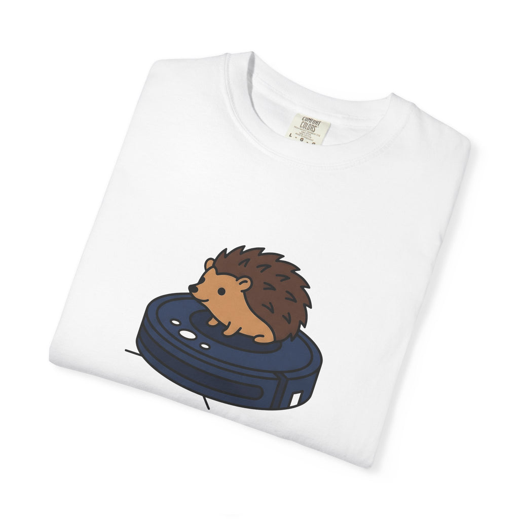 Robotic Hedgehog Shirt Nurses Fauna Gift Women Kawaii Tee Hedgehog T-Shirt Nurse Enthusiast Cute Tshirt Wildlife Graphic Clean Wildlife