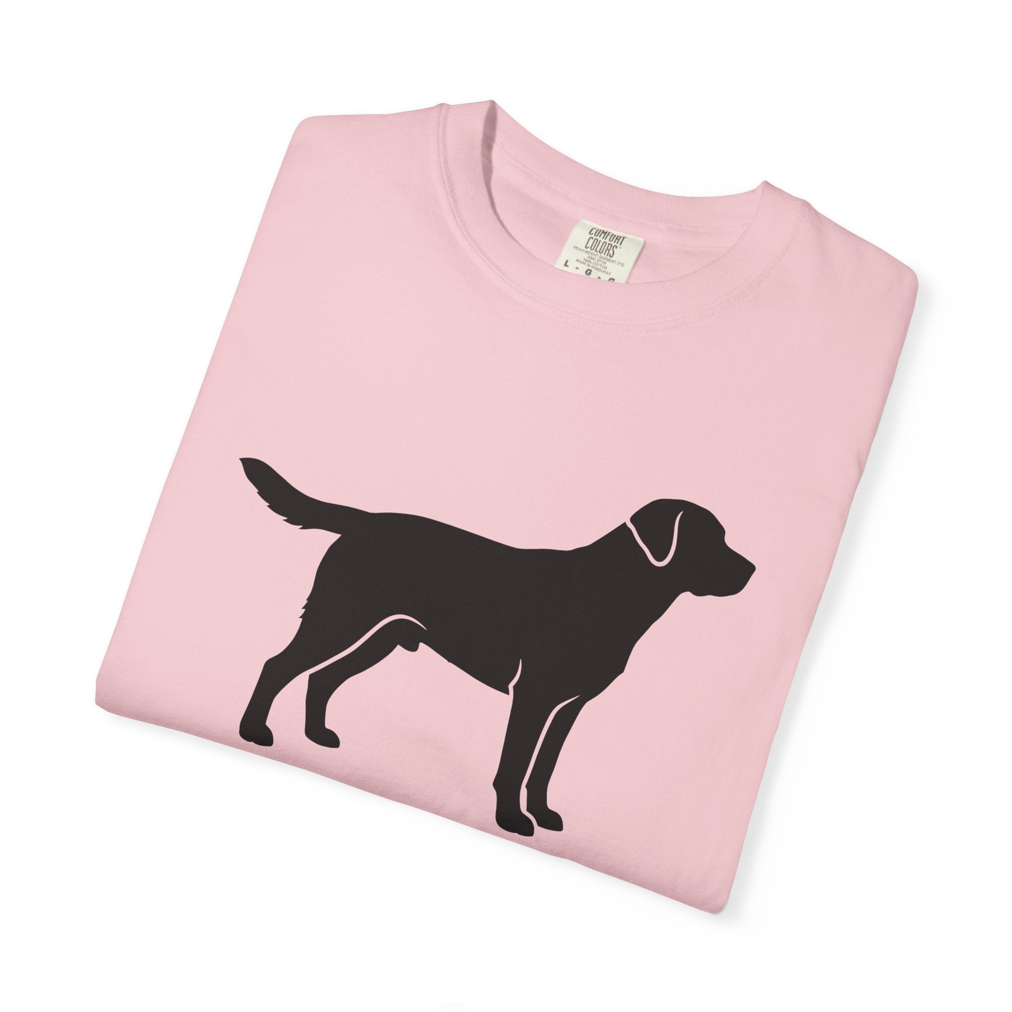 Labrador Silhouette Shirt Dog Pets Gift Women Minimalist Tee Retriever T-Shirt Dog Fan Canine Design Labrador Graphic Modern Dog Graphic