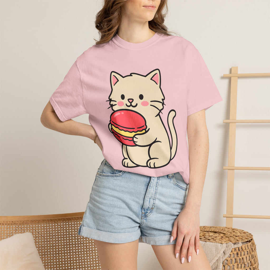 Cat Confection Shirt Cat Snacks Gift Women Sweet Tee Pastry T-Shirt Cat Fan Cute Tshirt Treat Graphic Graphic Dessert Cookie Tshirt