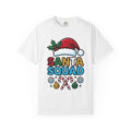 Santa Cap Shirt Christmas Festivity Gift Women Animated Tee Santa Hat T-Shirt Holiday Fan Cartoon Tshirt Celebration Graphic Modern Candy