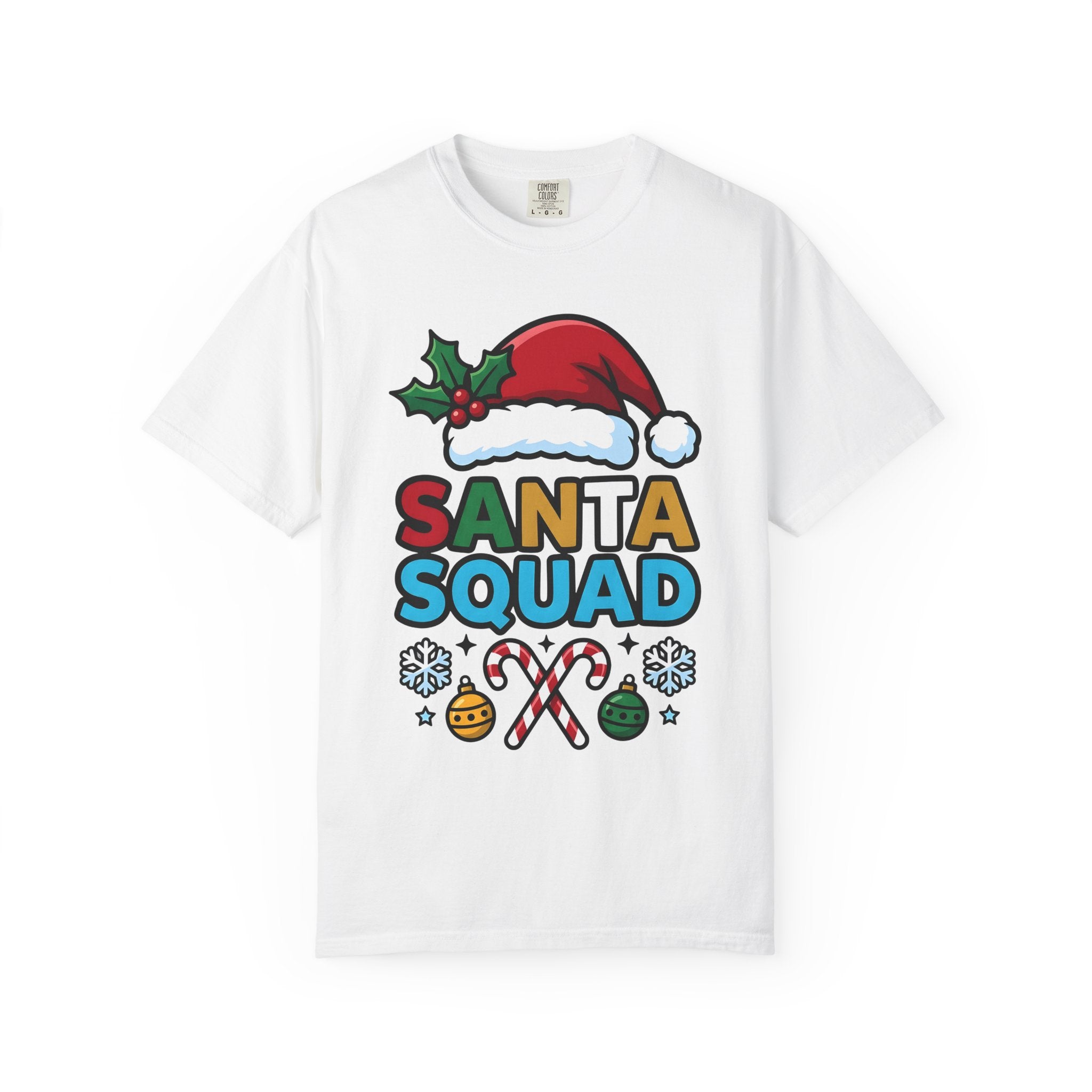 Santa Cap Shirt Christmas Festivity Gift Women Animated Tee Santa Hat T-Shirt Holiday Fan Cartoon Tshirt Celebration Graphic Modern Candy