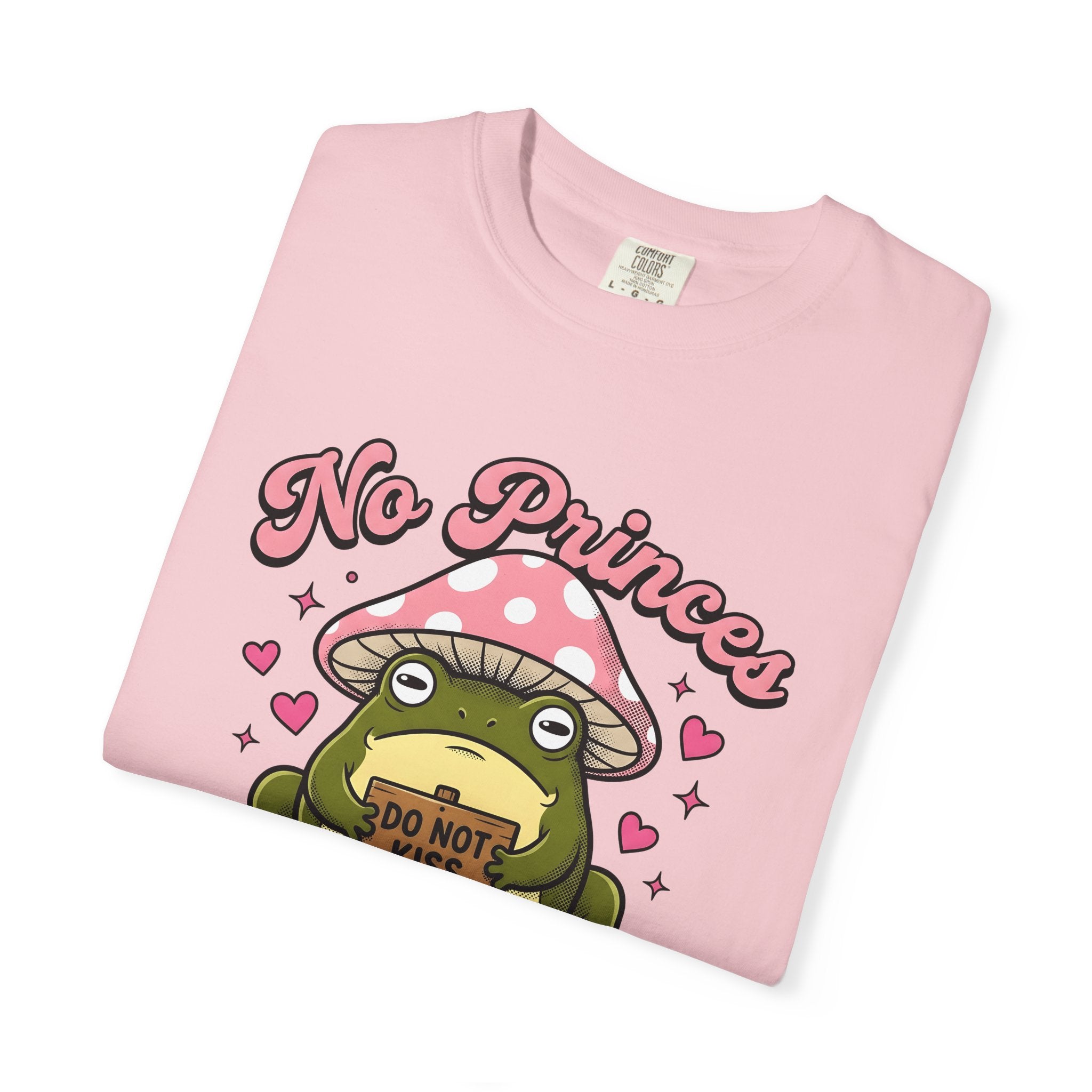 Amphibian Mushroom Shirt Valentines Day Pets Gift Women Line Art Tee Toadstool T-Shirt Valentine Fan Fungus Tshirt Animal Graphic Old School