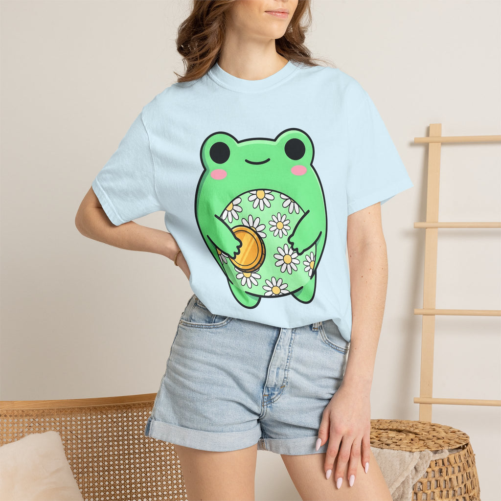 Toad Coin Shirt St Patrick's Day Nature Gift Women Sweet Tee Lucky Charm T-Shirt St Patricks Fan Cute Tshirt Environmental Graphic