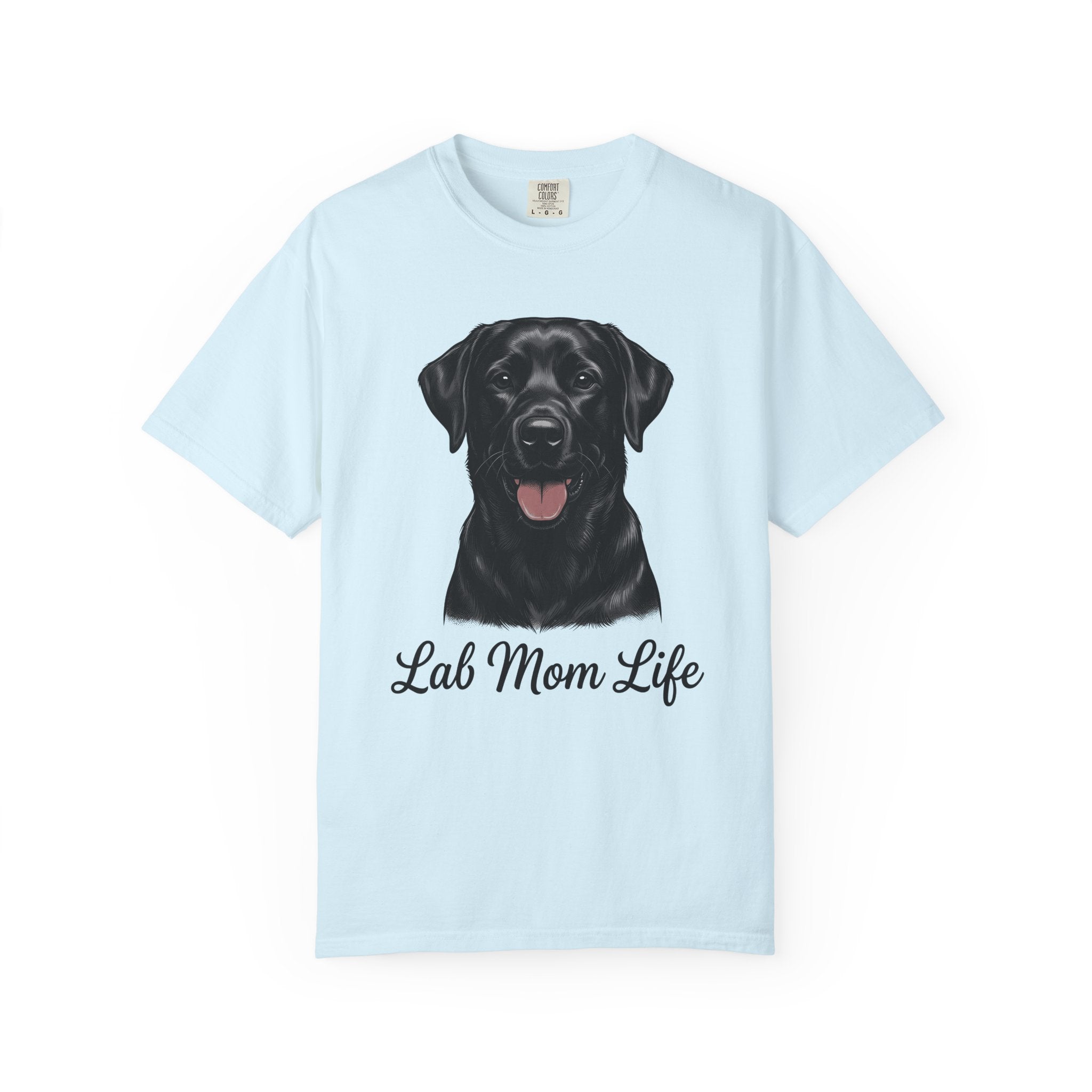 Black Labrador Shirt Dog Pet Gift Women Realistic Tee Labrador T-Shirt Dog Fan Canine Graphic Vintage Dog Portrait Tshirt