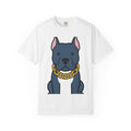 Pitbull Shirt Dog Pet Supplies Gift Women Animated Tee Pibble T-Shirt Dog Fan Cartoon Tshirt Accessories Graphic Clean Chain Necklace Tshirt