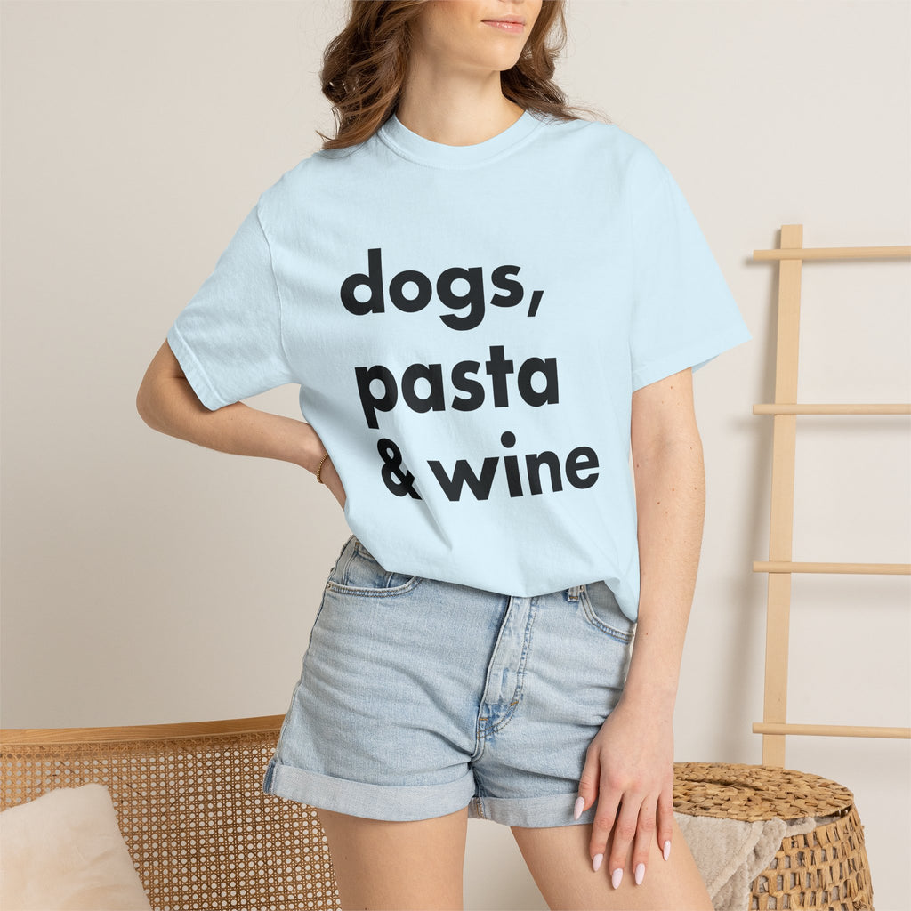 Bold Lettering Design Shirt Dog Gourmet Gift Women Contemporary Tee Typography T-Shirt Dog Fan Minimalist Tshirt Gourmet Design Graphic