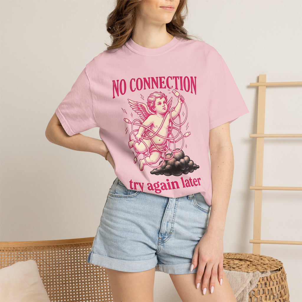 Cupid Drawing Shirt St. Valentine's Day Comedy Gift Women Old-Fashioned Tee Eros T-Shirt Valentine Fan Retro Tshirt Humor Graphic Nostalgic