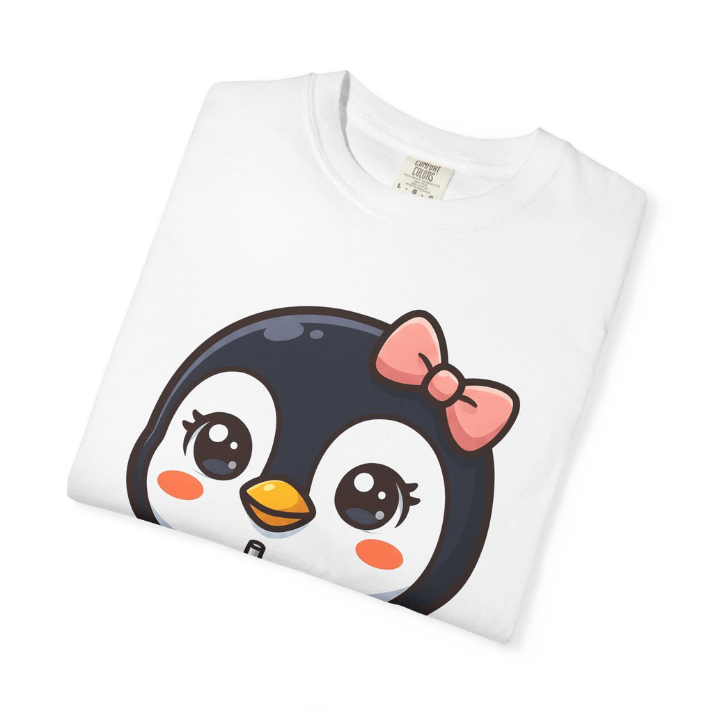 Penguin Mocha Shirt Coffee Critter Gift Women Sweet Tee Mocha T-Shirt Coffee Fan Cute Tshirt Creature Graphic Illustrated Knot Tshirt