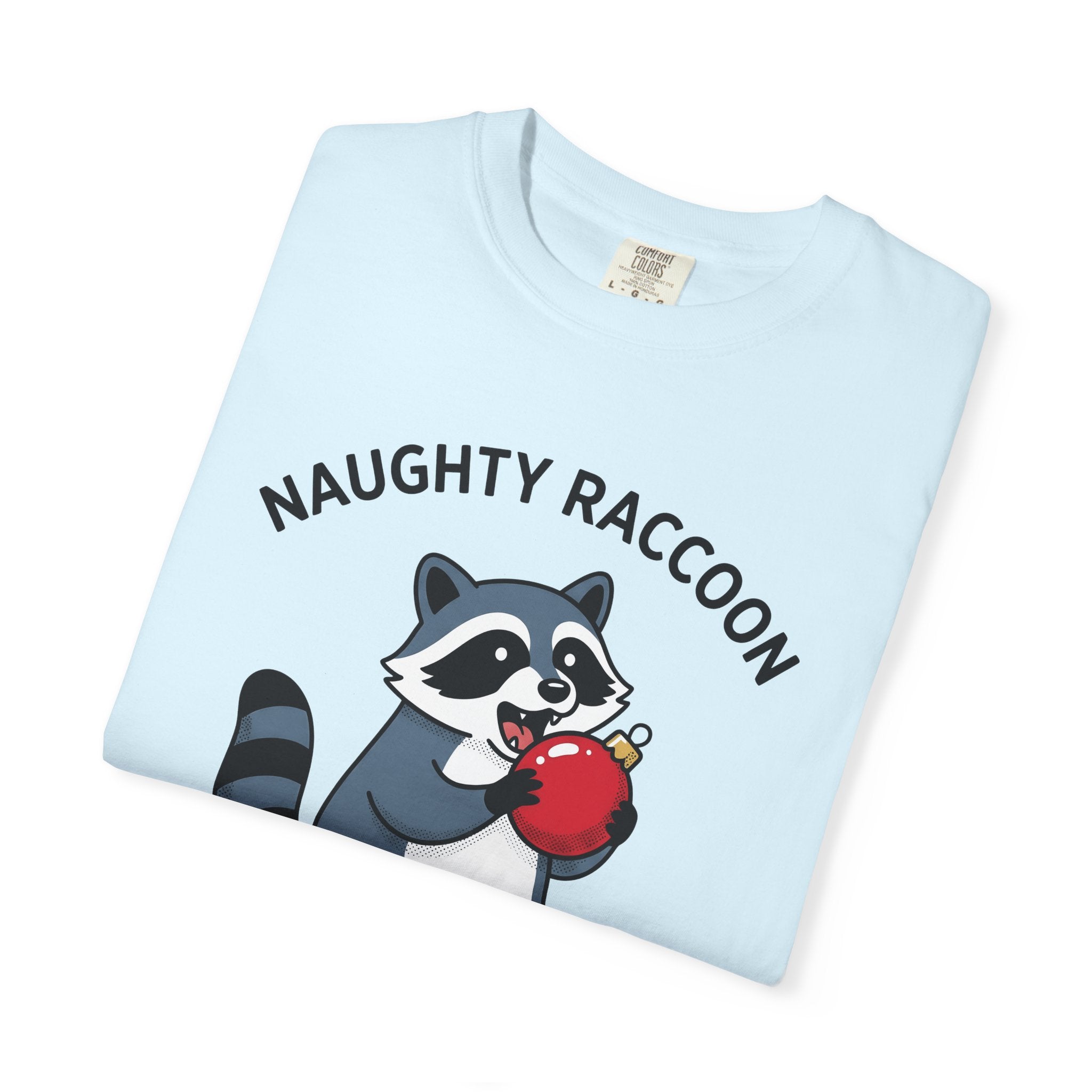 Raccoon Illustration Shirt Funny Wildlife Gift Women Comic Tee Trash Panda T-Shirt Humor Fan Cartoon Tshirt Animal Graphic Cute Decoration