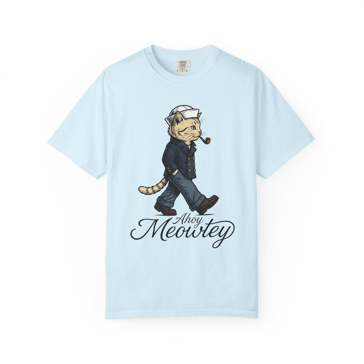 Sailor Cat Shirt Cat Humor Unisex Gift Vintage Tee Kitty Cat T-Shirt Feline Fan