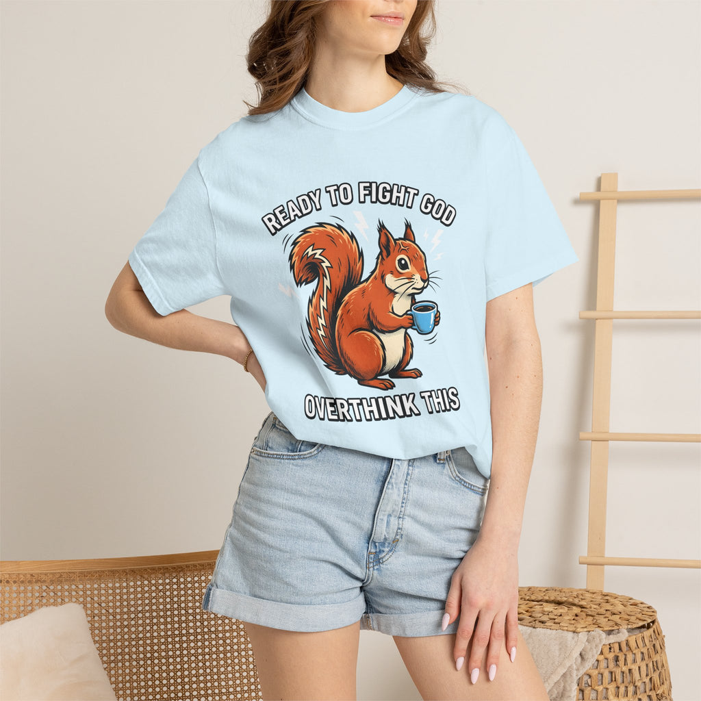 Squirrel Espresso Cup Shirt Coffee Fauna Gift Women Animated Tee Espresso Mug T-Shirt Coffee Fan Cartoon Tshirt Wildlife Graphic Classic
