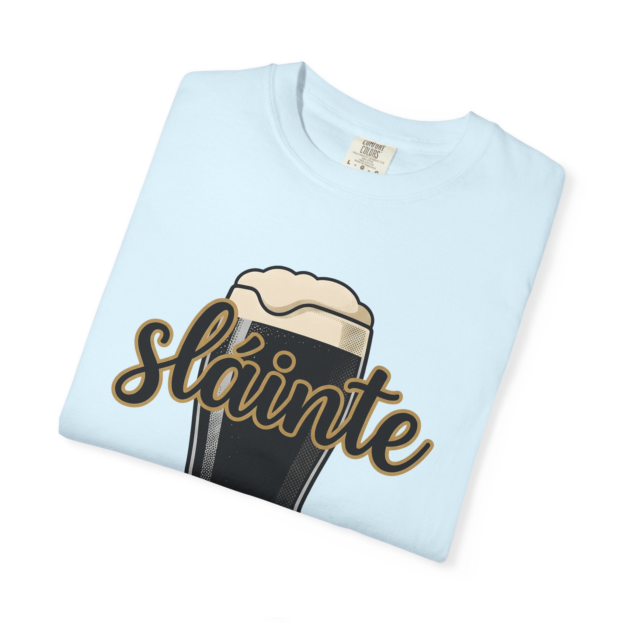 Beer Glass Shirt St Patrick's Day Celtic Gift Women Graphic Tee Pint Glass T-Shirt Irish Fan Typography Tshirt Celtic Design Illustration