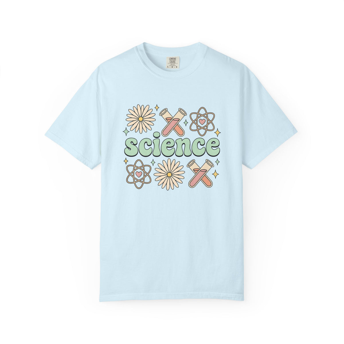 Science Drawing Shirt Teachers School Gift Women Cartoon Tee Scientific Illustration T-Shirt Educator Enthusiast Comic Tshirt Classroom