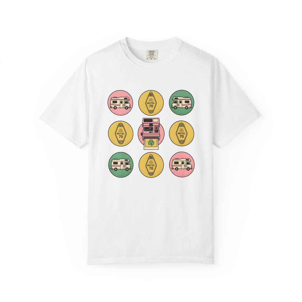 Old Camera Shirt St Patrick's Day Vacation Gift Women Hand Drawn Tee Camera T-Shirt Luck Fan Vintage Tshirt Travel Graphic Line Art Lucky