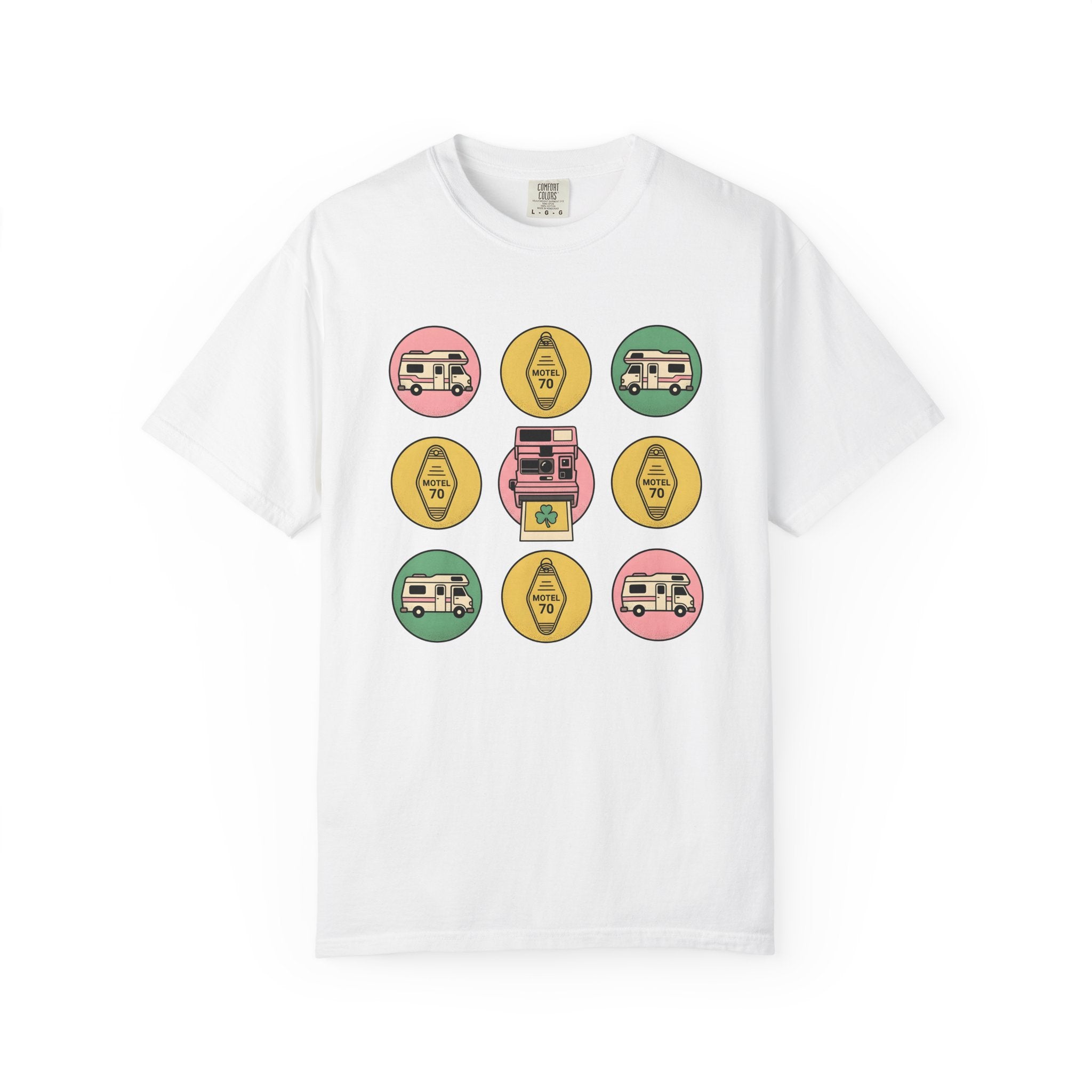 Old Camera Shirt St Patrick's Day Vacation Gift Women Hand Drawn Tee Camera T-Shirt Luck Fan Vintage Tshirt Travel Graphic Line Art Lucky
