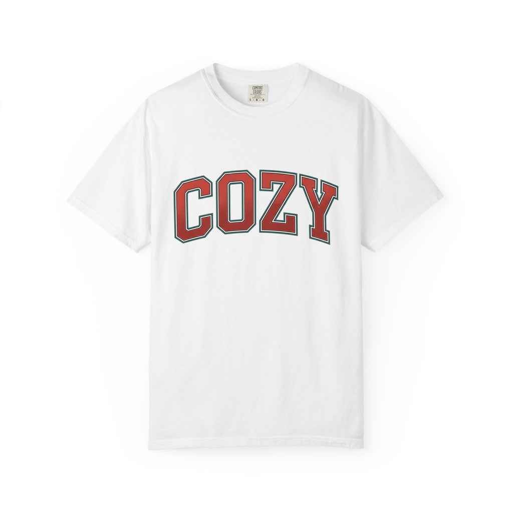 Varsity Font Shirt Christmas Holiday Gift Women Thick Type Tee Lettering T-Shirt Xmas Fan Typography Tshirt Seasonal Graphic Classic Rounded