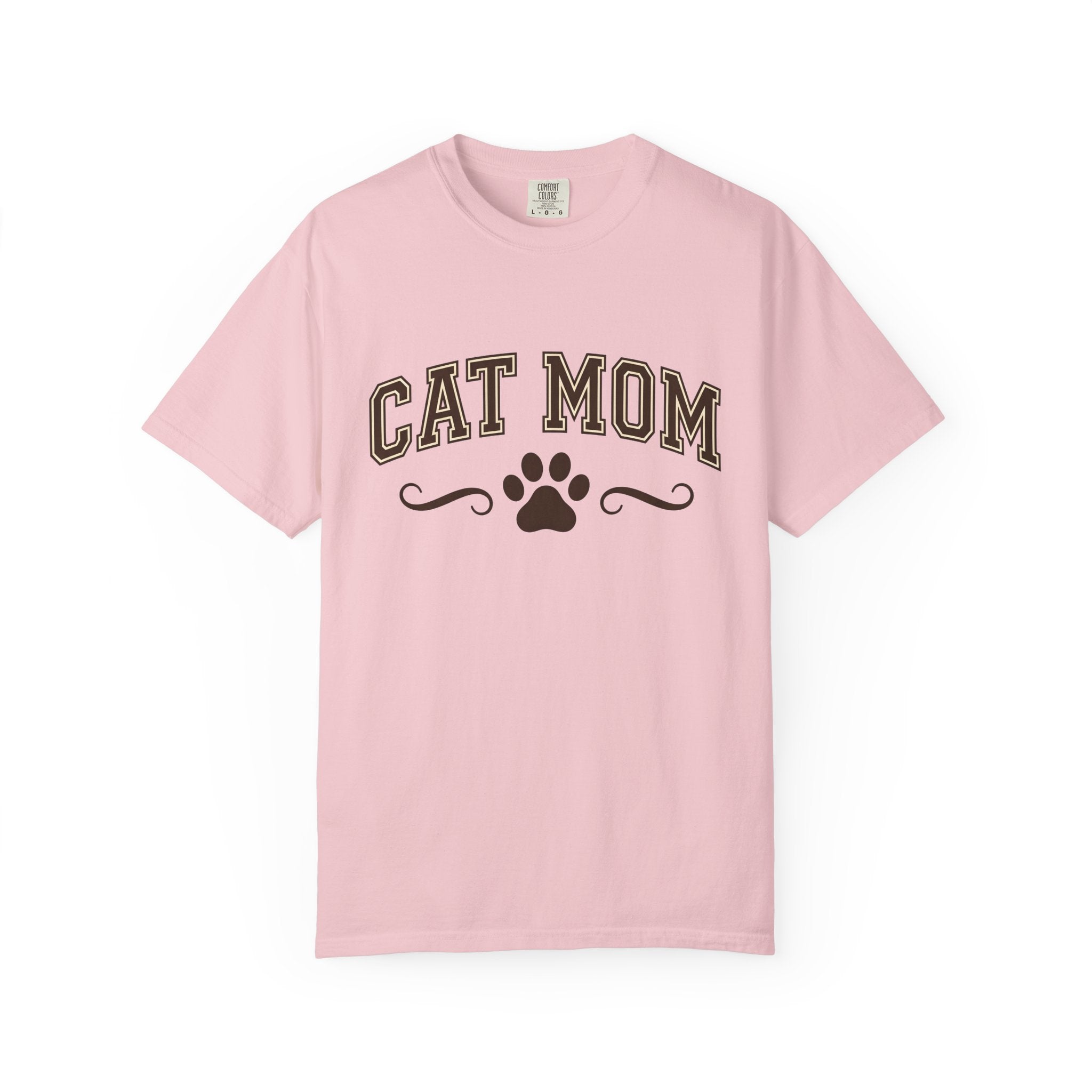 Cat Paw Shirt Cat Mom Pet Gift Women Bold Tee Paws T-Shirt Cat Lady Fan Fierce Tshirt Animal Graphic Vintage Swirl Tshirt