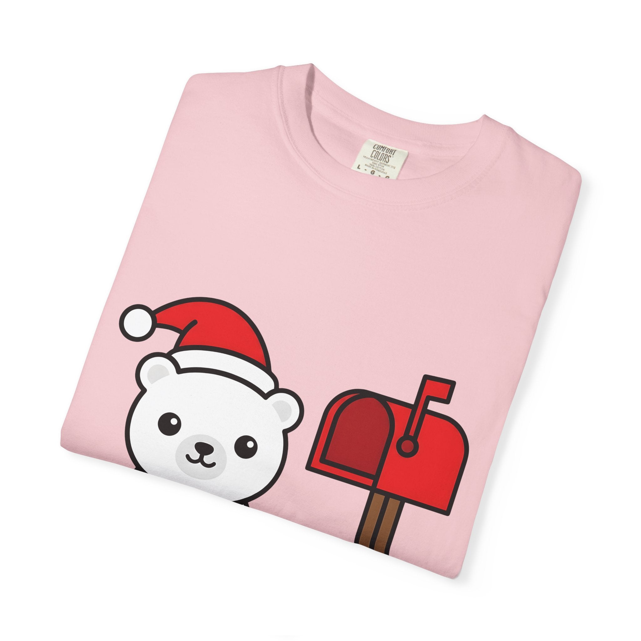 White Bear Shirt Christmas Pets Gift Women Adorable Tee Polar Bear T-Shirt Xmas Fan Animal Graphic Tshirt Clean Letterbox Tshirt
