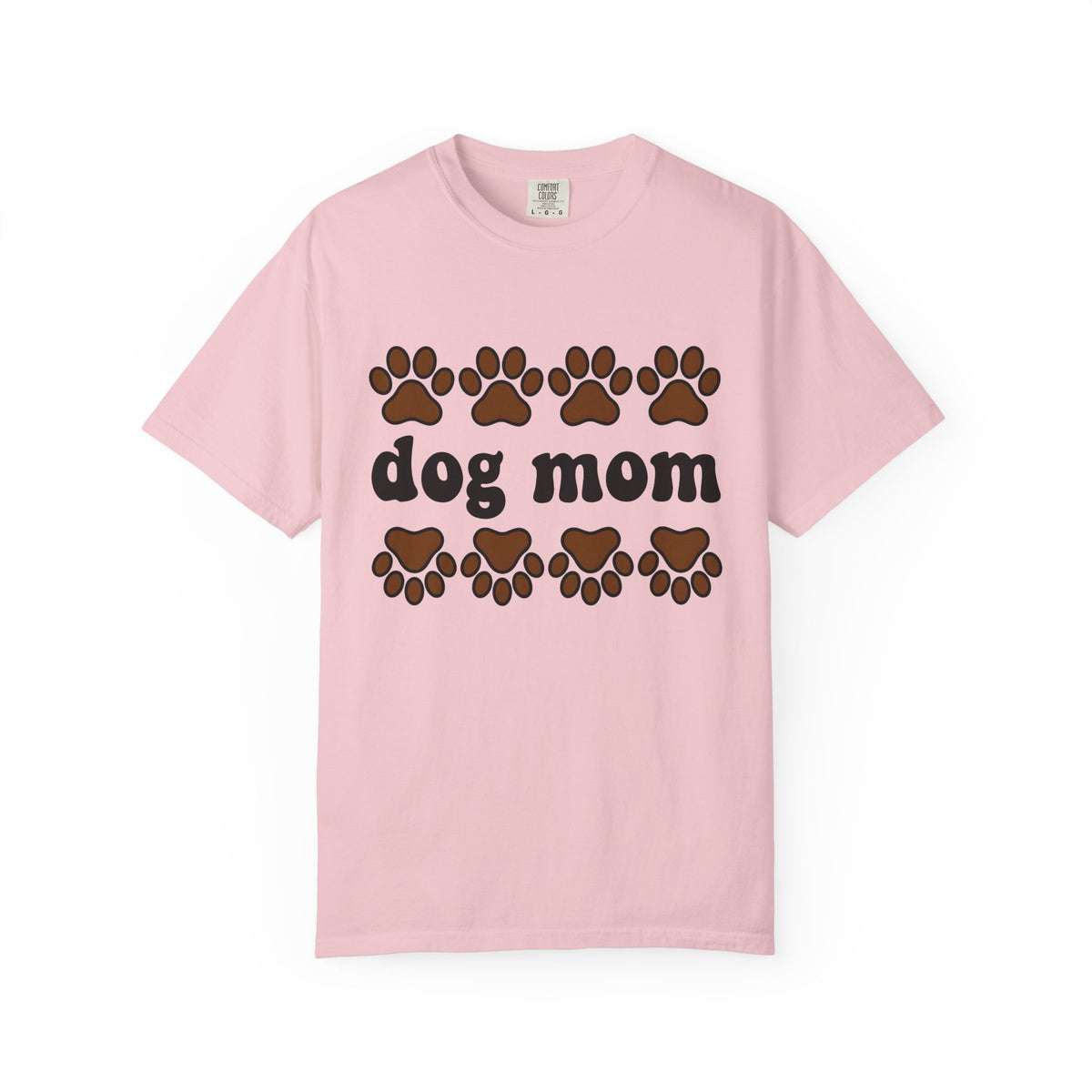 Paw Print Simple T-Shirt – Dog Mom Pet Lover Design, Women Graphic Tee