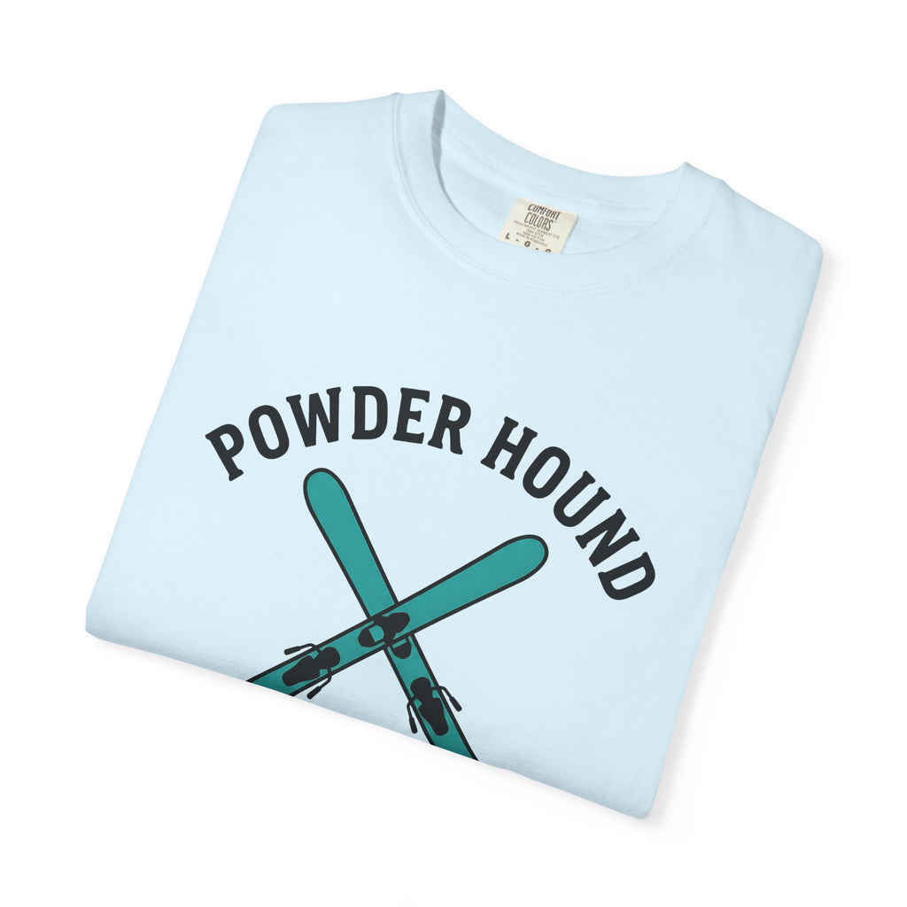 Crossed Snow Skis Shirt Skiing Ice Gift Women Sleek Tee Ski Poles T-Shirt Skier Enthusiast Modern Tshirt Frost Graphic Classic Winter