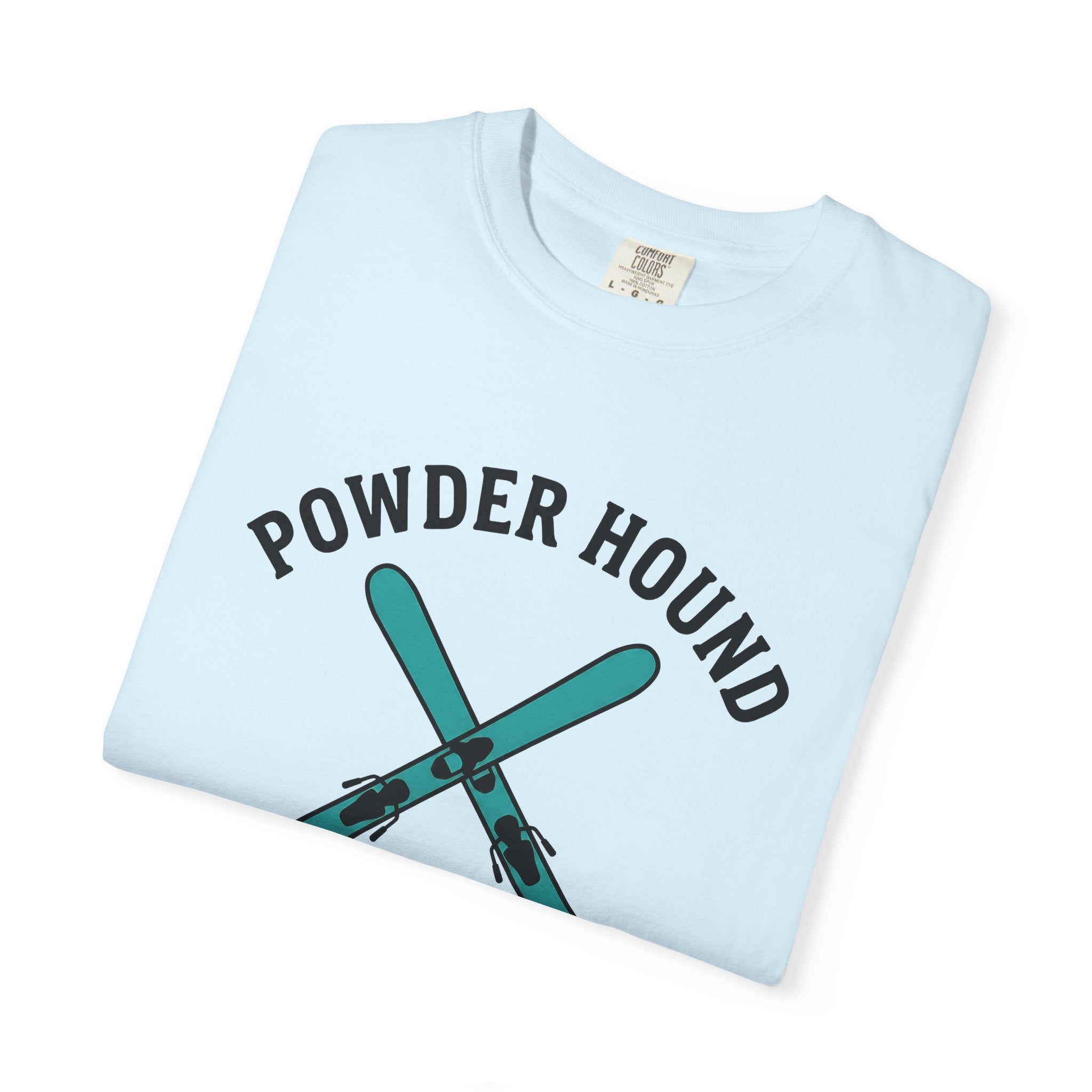 Crossed Snow Skis Shirt Skiing Ice Gift Women Sleek Tee Ski Poles T-Shirt Skier Enthusiast Modern Tshirt Frost Graphic Classic Winter