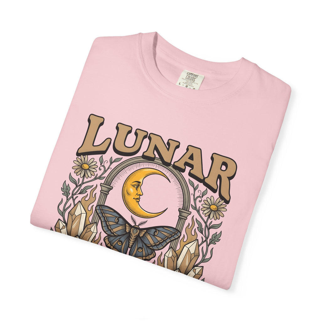 Moon Butterfly Shirt Boho Chic Zodiac Gift Women Magical Tee Butterfly T-Shirt Bohemian Enthusiast Mystical Tshirt Astrology Graphic Retro