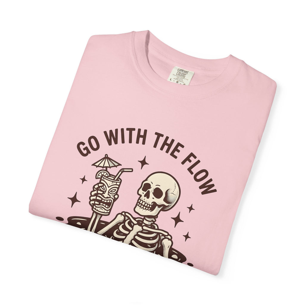 Skeleton Water Shirt Skeleton Horror Gift Women Old-Fashioned Tee Hydration T-Shirt Bone Fan Retro Tshirt Scary Graphic Nostalgic Beverage