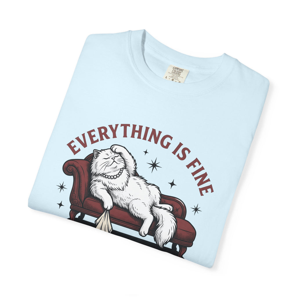 Plush Feline Seat Shirt Cat Satire Gift Women Heritage Tee Cat Cushion T-Shirt Cat Fan Vintage Tshirt Parody Graphic Old-Fashioned Glimmers