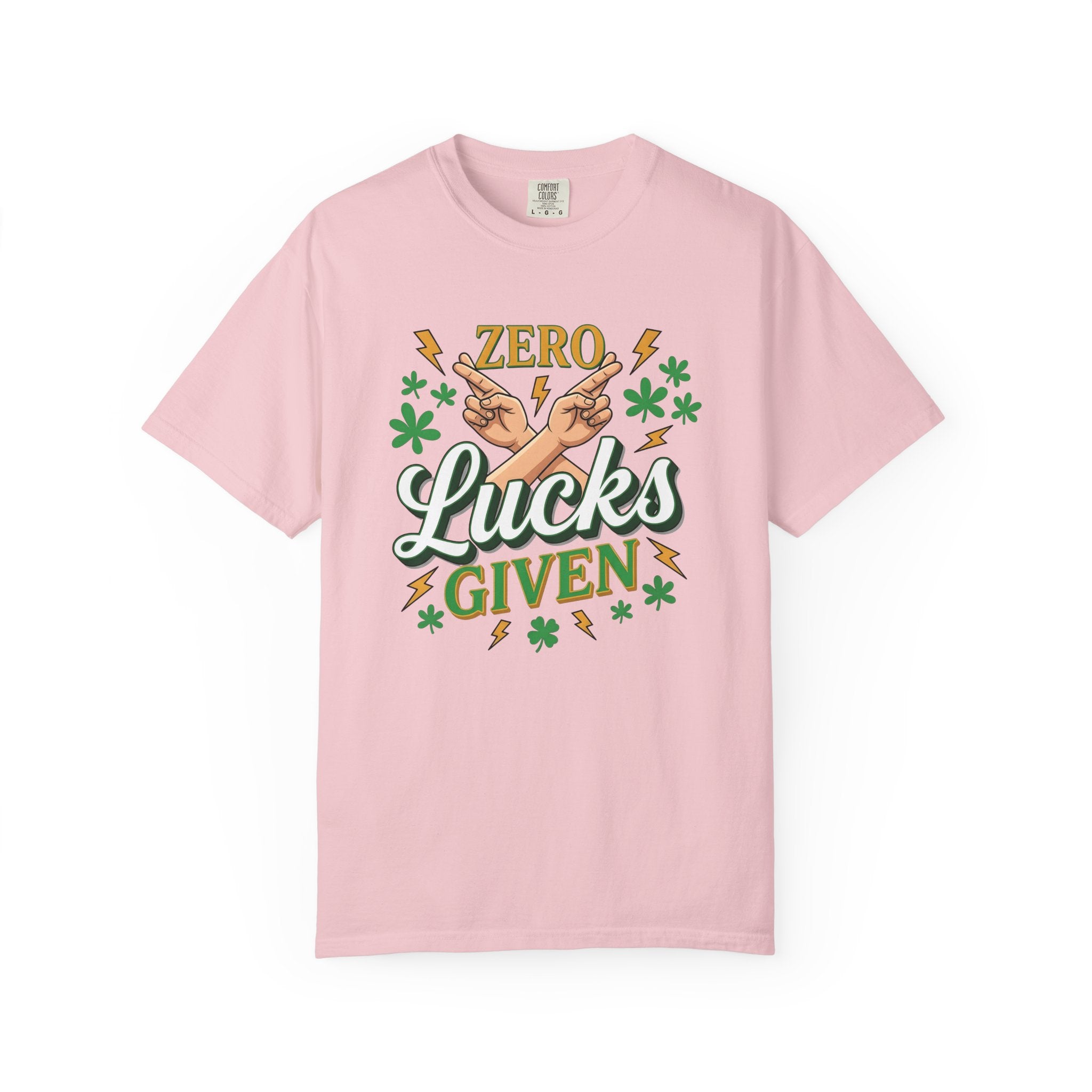 Crossed Fingers Shirt St Patrick's Day Jokes Gift Women Cartoon Tee Hand Sign T-Shirt Luck Fan Hand Gesture Tshirt Pun Graphic Vintage