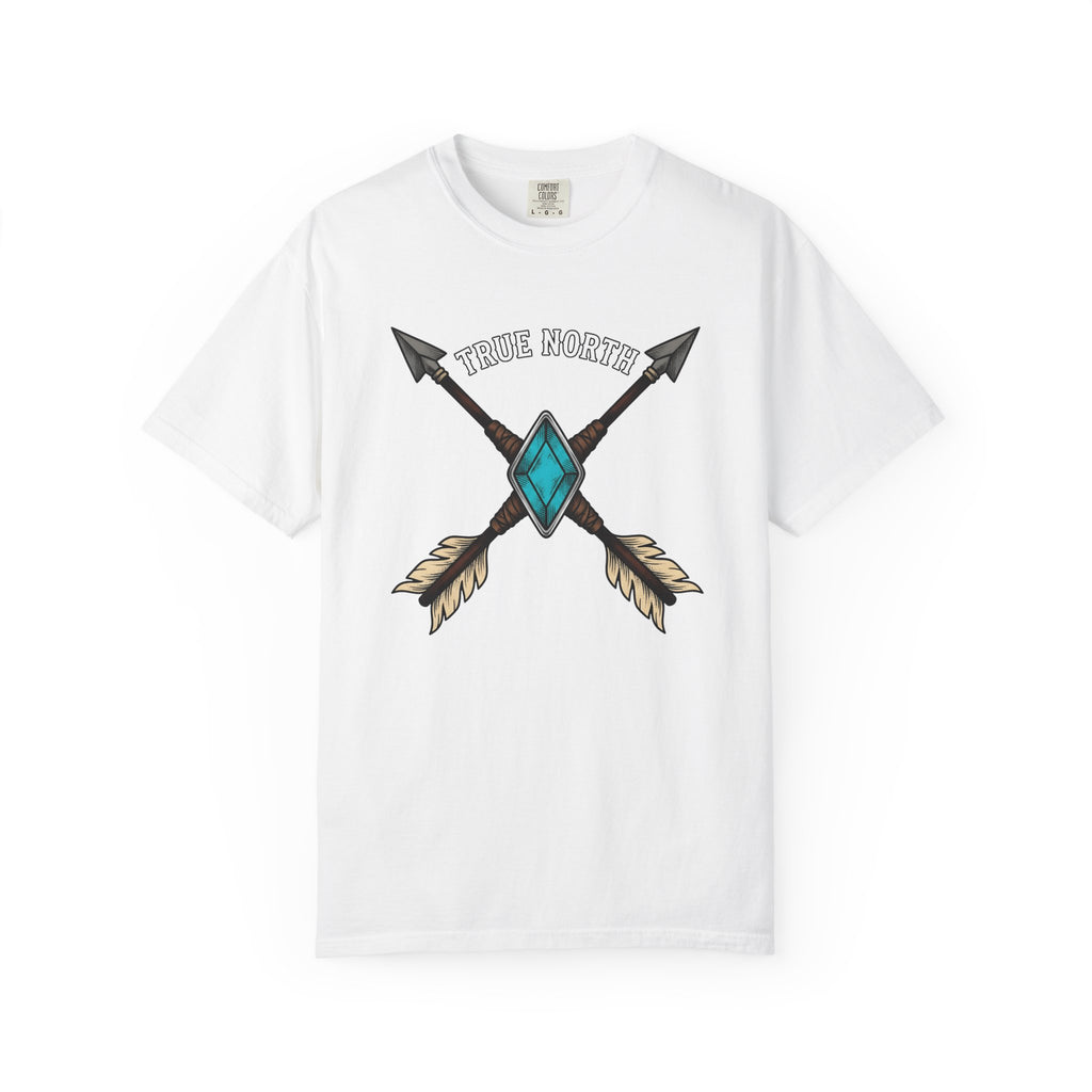 Crossed Arrows Shirt Boho Chic Exploration Gift Women Line Art Tee Arrow T-Shirt Bohemian Fan Illustrated Tshirt Travel Graphic Hand Drawn