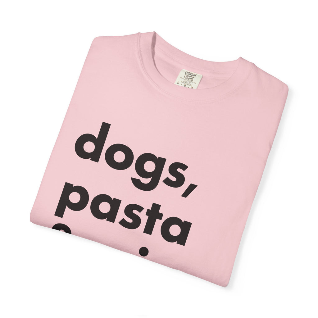 Bold Lettering Design Shirt Dog Gourmet Gift Women Contemporary Tee Typography T-Shirt Dog Fan Minimalist Tshirt Gourmet Design Graphic