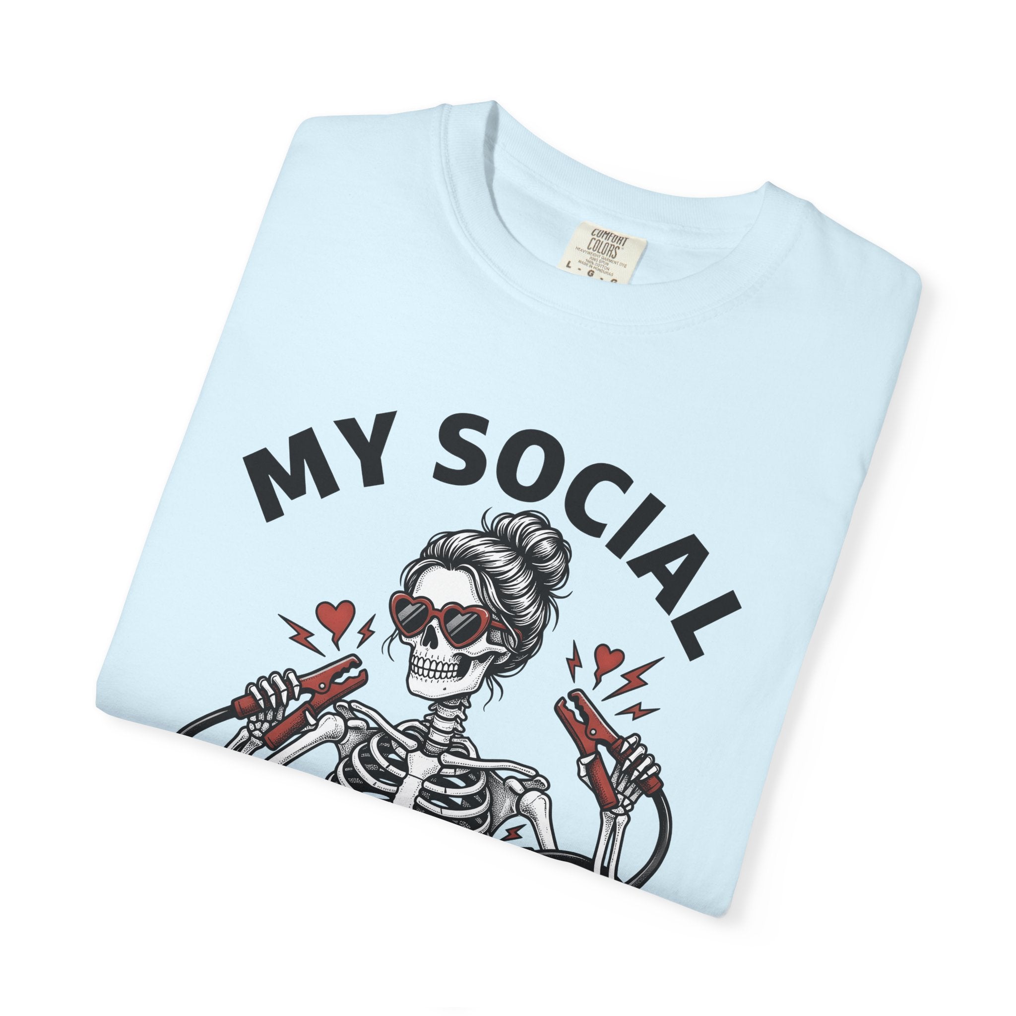 Skeleton Woman Shirt Valentines Day Goth Gift Women Tattoo Style Tee Skull T-Shirt Valentine Fan Ink Tshirt Dark Graphic Vintage Heart