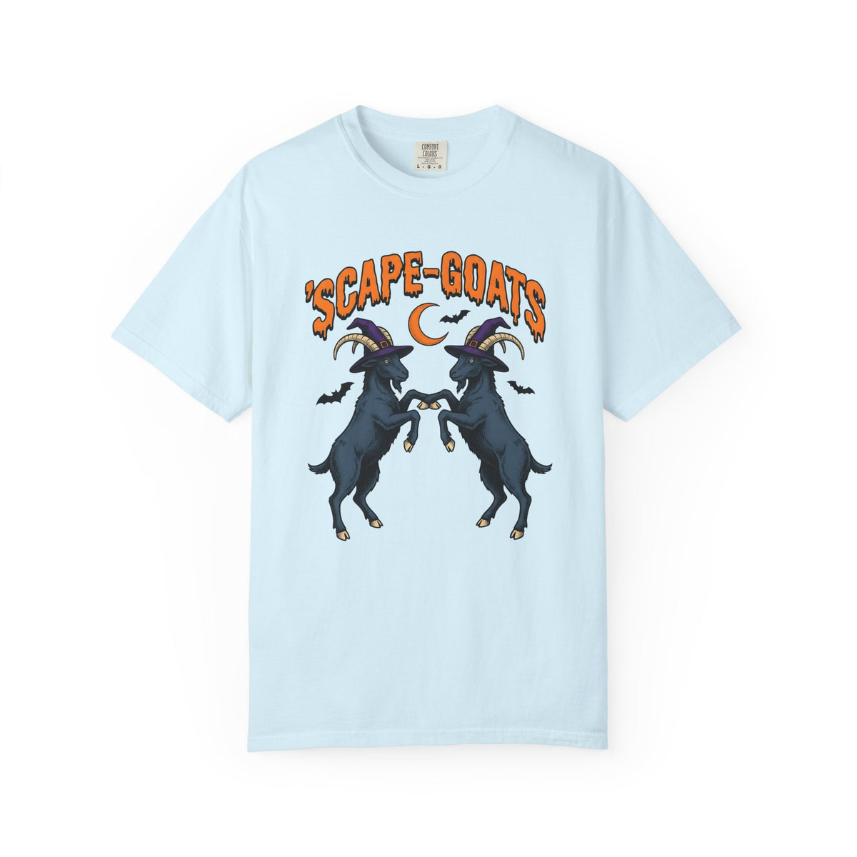Witch Goats Shirt Halloween Animals Unisex Gift Spooky Tee Goat T-Shirt Horror