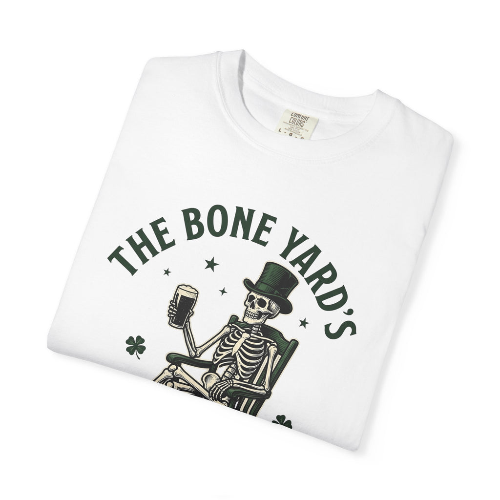 Skull Top Hat Shirt St Patrick's Day Tavern Gift Women Retro Tee Top Hat T-Shirt Irish Fan Vintage Tshirt Pub Graphic Sketch Ale Tshirt