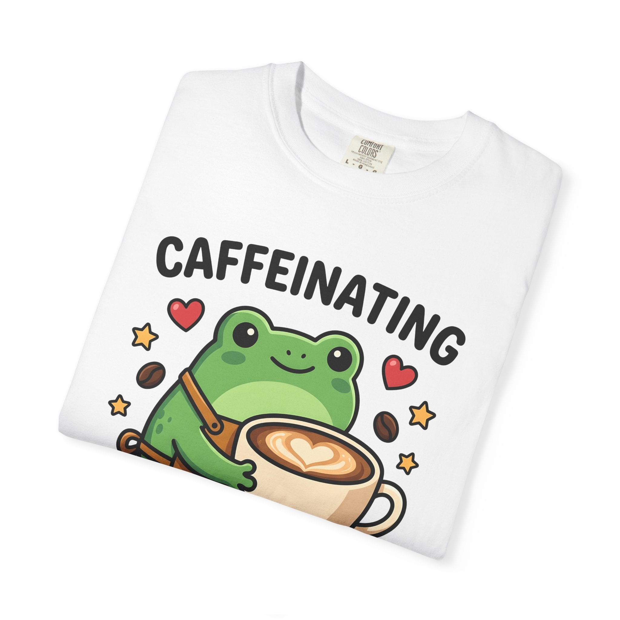 Frog Mug Shirt Coffee Pet Gift Women Adorable Tee Mug T-Shirt Coffee Fan Cute Tshirt Animal Graphic Comic Love Symbols Tshirt
