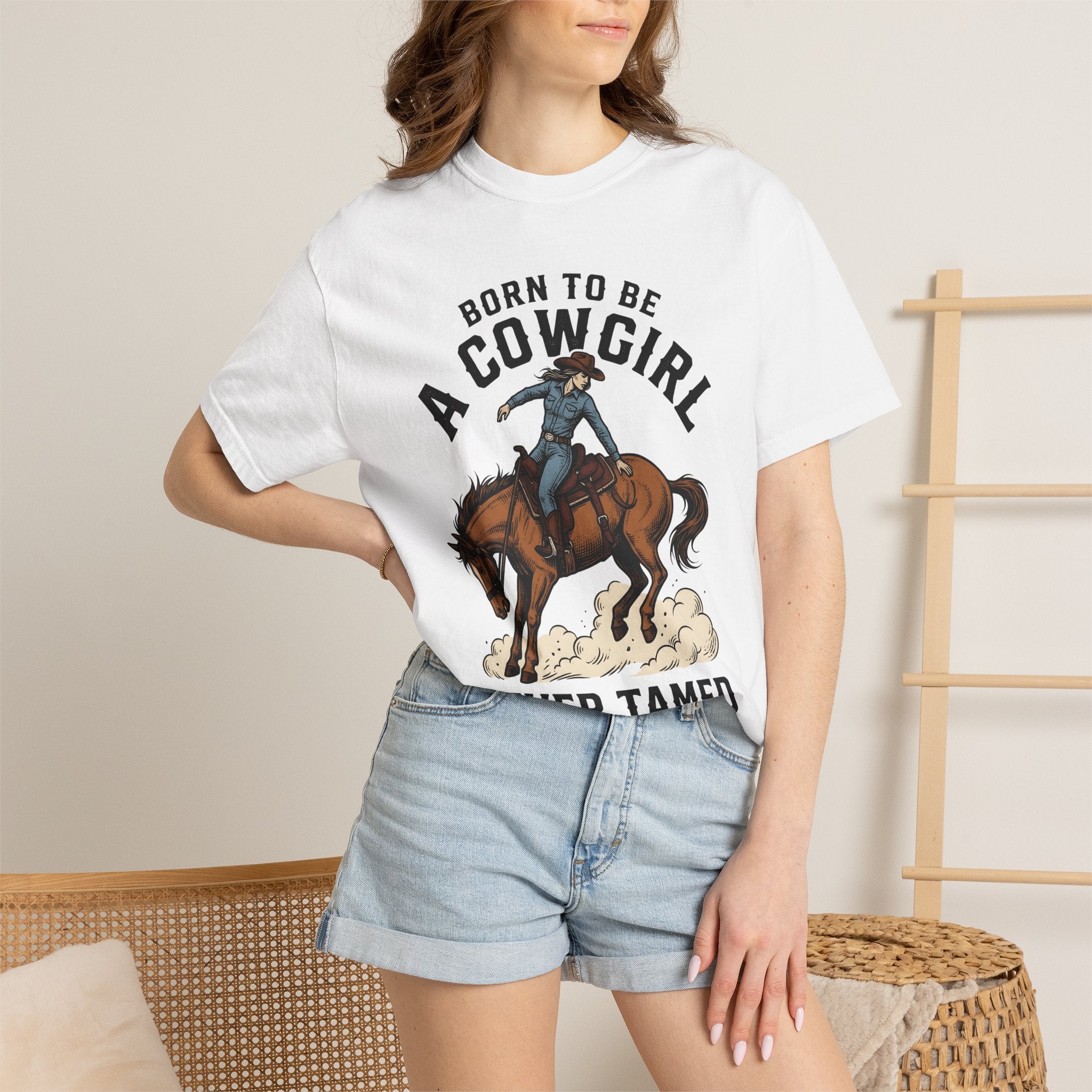 Cowgirl Horseback Shirt Cowgirl Rodeo Gift Women Vintage Tee Horseback Riding T-Shirt Cowgirl Fan Retro Tshirt Rodeo Graphic Western Cowboy