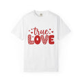 Heart Graphic Shirt Valentine's Day Couples Gift Women Playful Tee Heart T-Shirt Valentine Fan Cute Tshirt Partner Graphic Bold Scattered