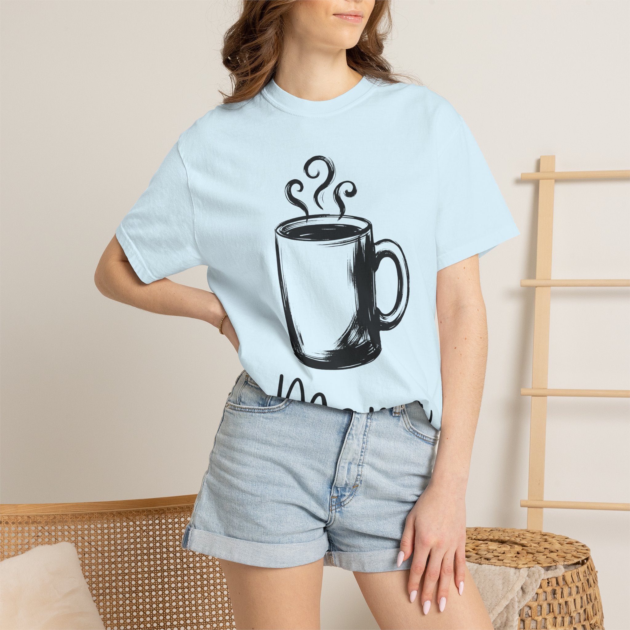 Coffee Cup Shirt Moms Espresso Gift Women Sketch Tee Mug T-Shirt Mother Fan Coffee Mug Tshirt Caffè Graphic Simple Vapor Tshirt