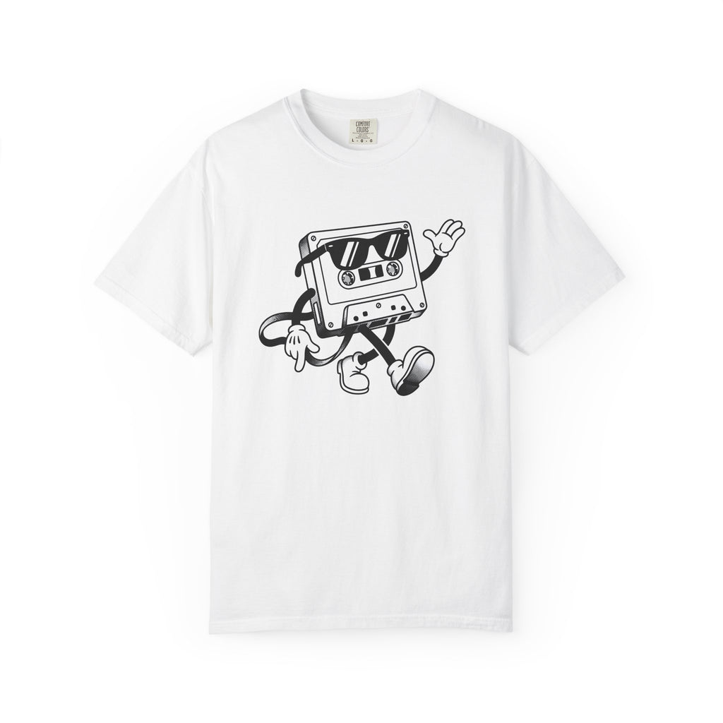 Tape Cartoon Character Shirt Vintage Audio Gift Women Comic Tee Scotch Tape T-Shirt Retro Fan Cartoon Tshirt Sound Graphic Old School Shades